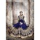 KJ04 BLUE KAJOL EMBROIDERED ANARKALI SUIT