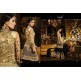 S45 GOLD AND BLACK BLOSSOM SYBELLA DESIGNER PALAZZO SUIT