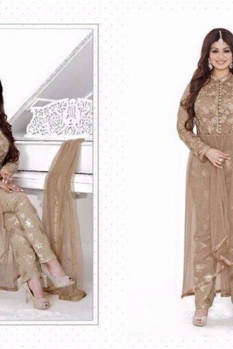Pari Beige Dress Salwar Ayesha Bollywood Suit