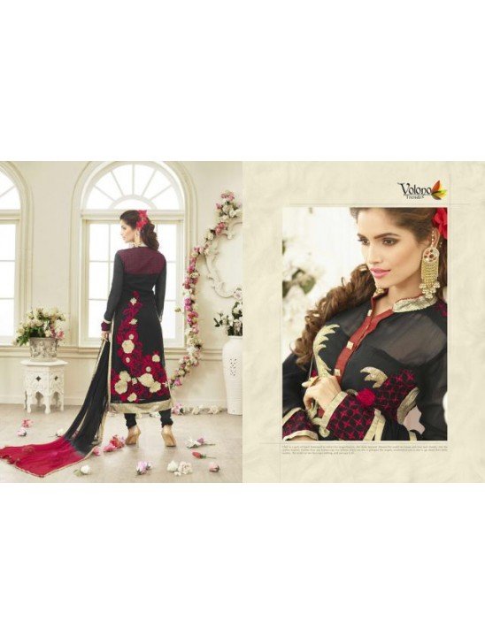 Pari Black Designer Dress Indian Salwar Suit