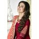 1132 RED ZAAINA BY KHWAAB STRAIGHT GEORGETTE SALWAR KAMEEZ SUIT