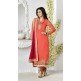 Orange Pakistani Designer Salwar Kameez