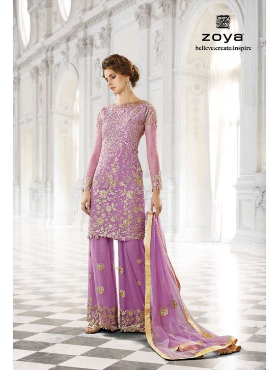 Purple Indian Lehenga Ethnic Wedding Dress