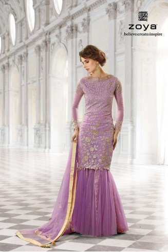 Purple Indian Lehenga Ethnic Wedding Dress