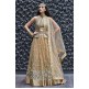 Golden Bridal Lehenga Indian Traditional Wedding Dress