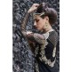 Evening Dress Black Embroidered Lehenga Choli Indian